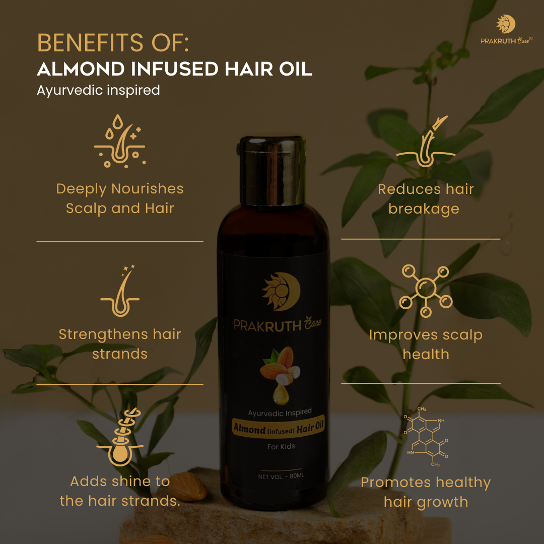 Almond Oil for Hair by Prakruth Care