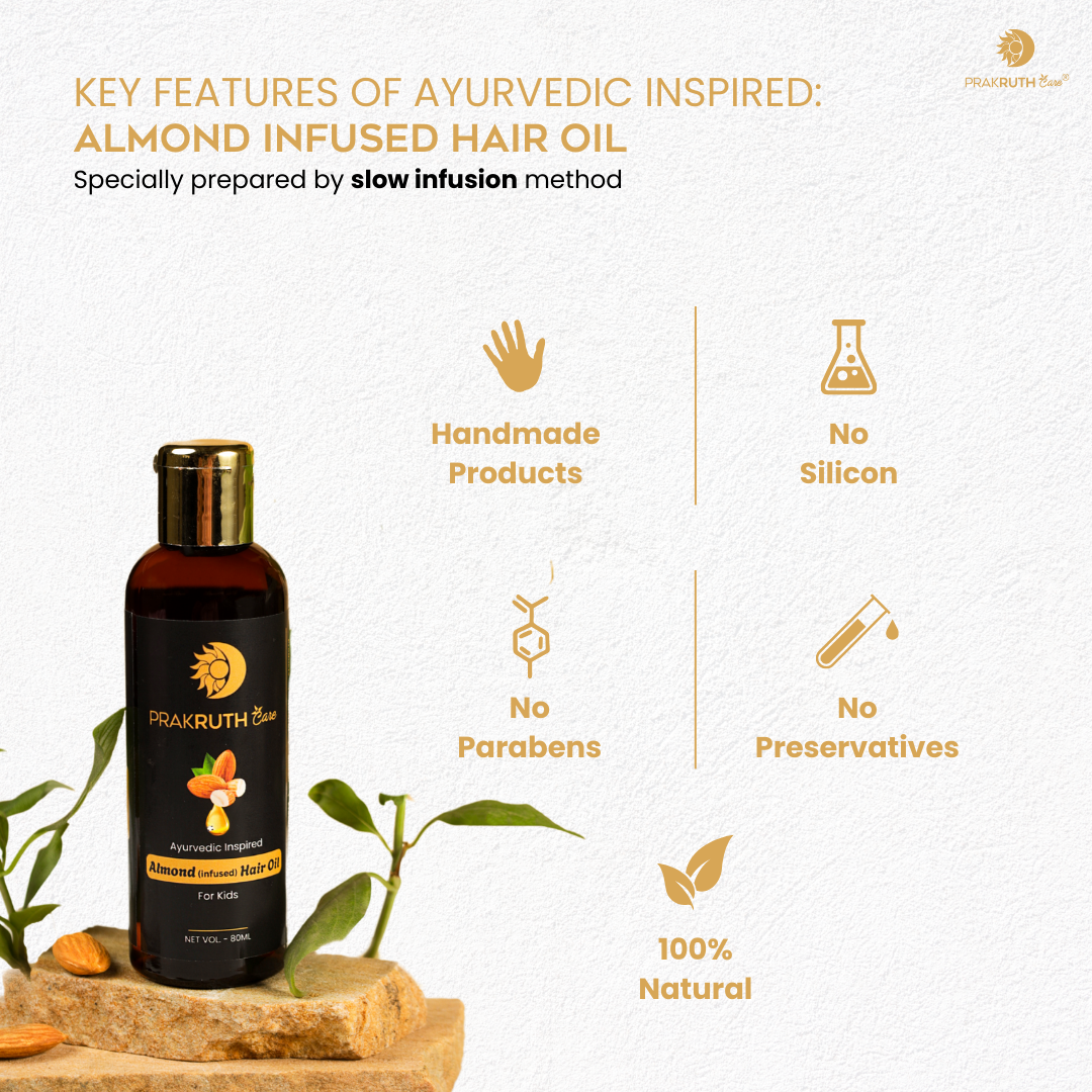 Almond Oil for Hair by Prakruth Care