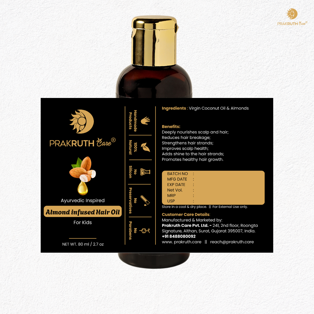 Almond Oil for Hair by Prakruth Care
