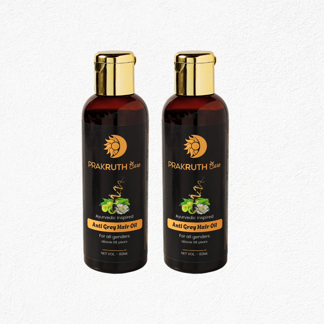 Ayurvedic Anti Grey Hair Oil by Prakruth Care