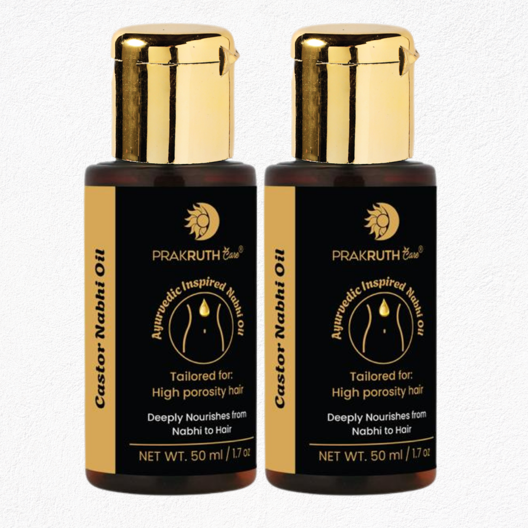 Castor Nabhi Oil: Revitalizing High Porosity Hair from the Core