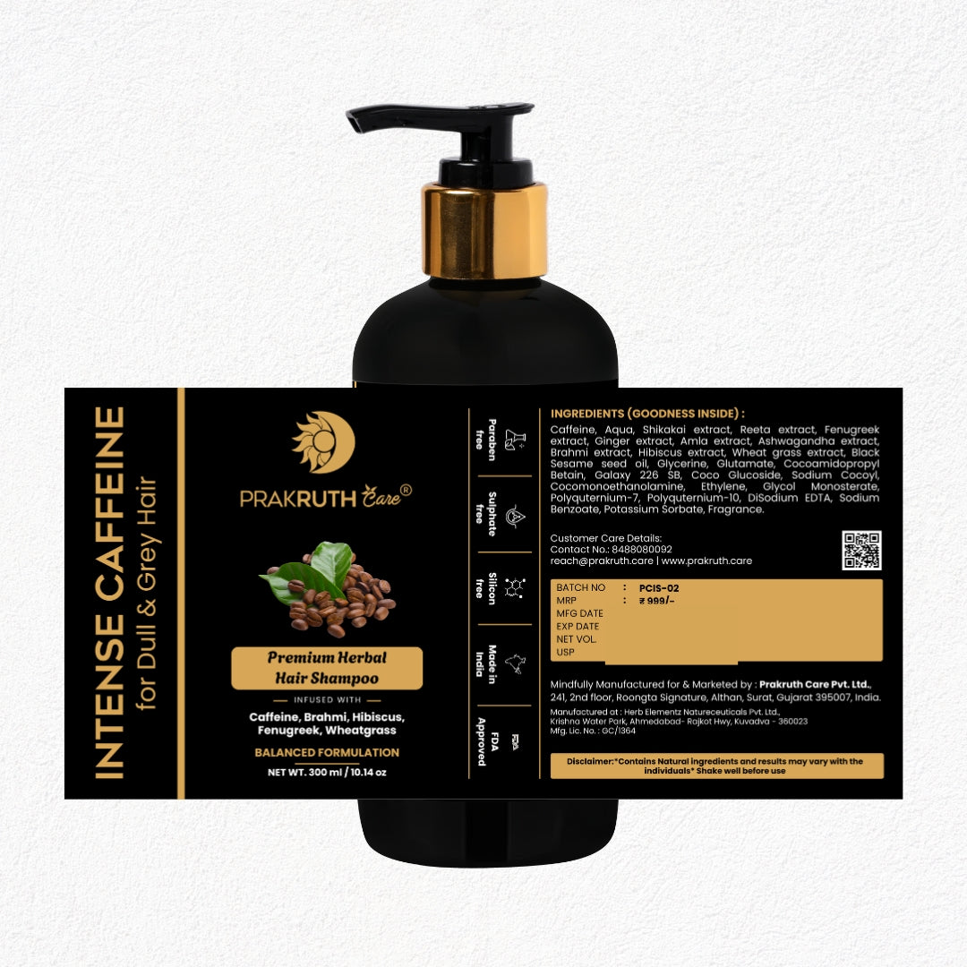 Herbal Intense Caffeine Shampoo