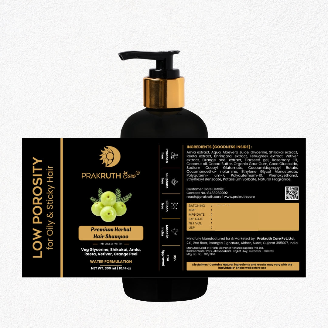 Herbal Low Porosity Shampoo