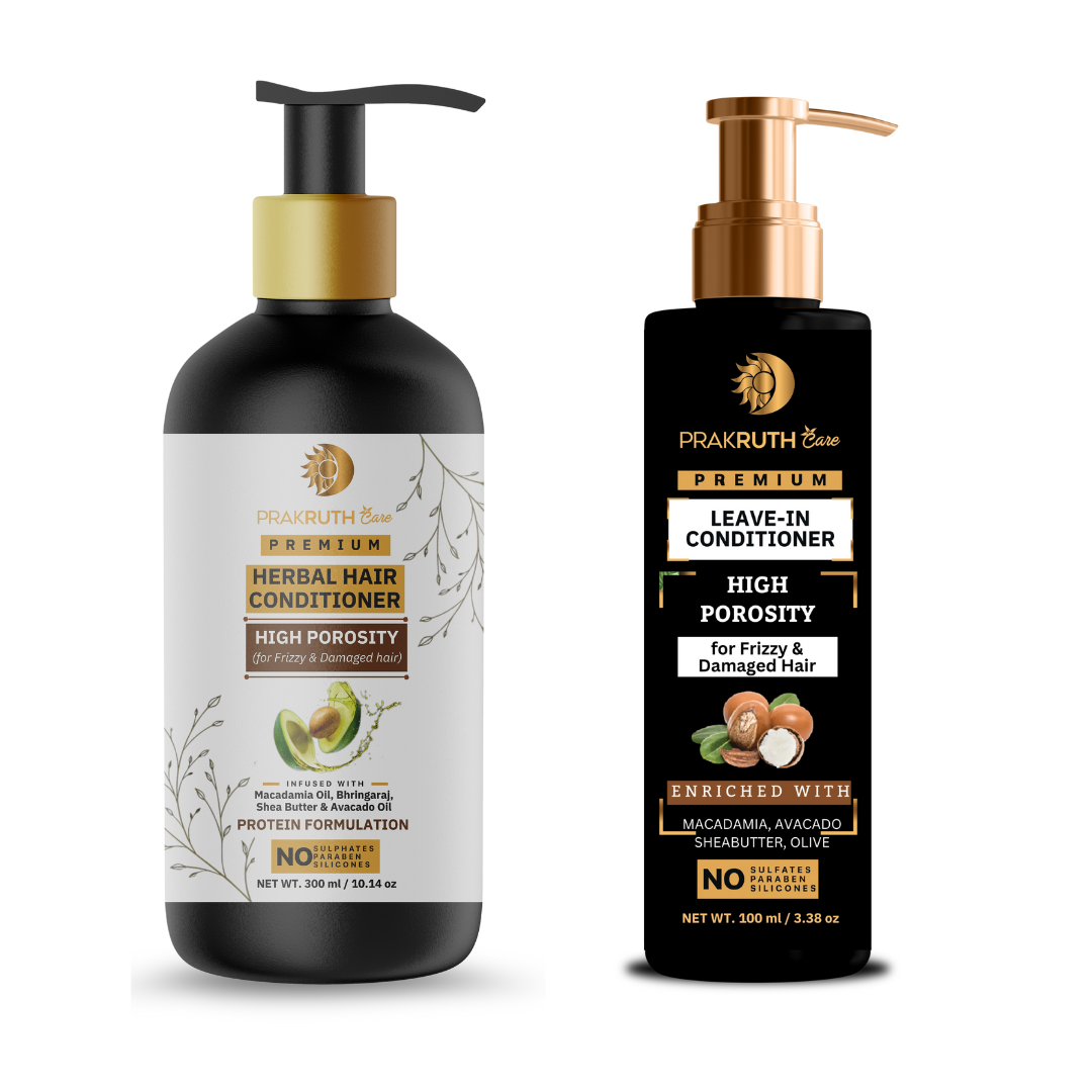 High Porosity Conditioner & Leave-In Conditioner Combo