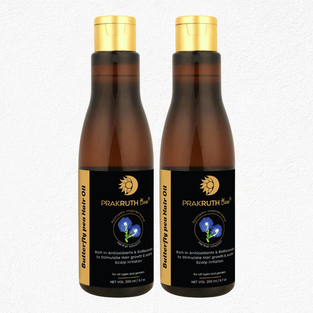 Butterfly Pea Hair Oil: Scalp Vitality and Deep Color