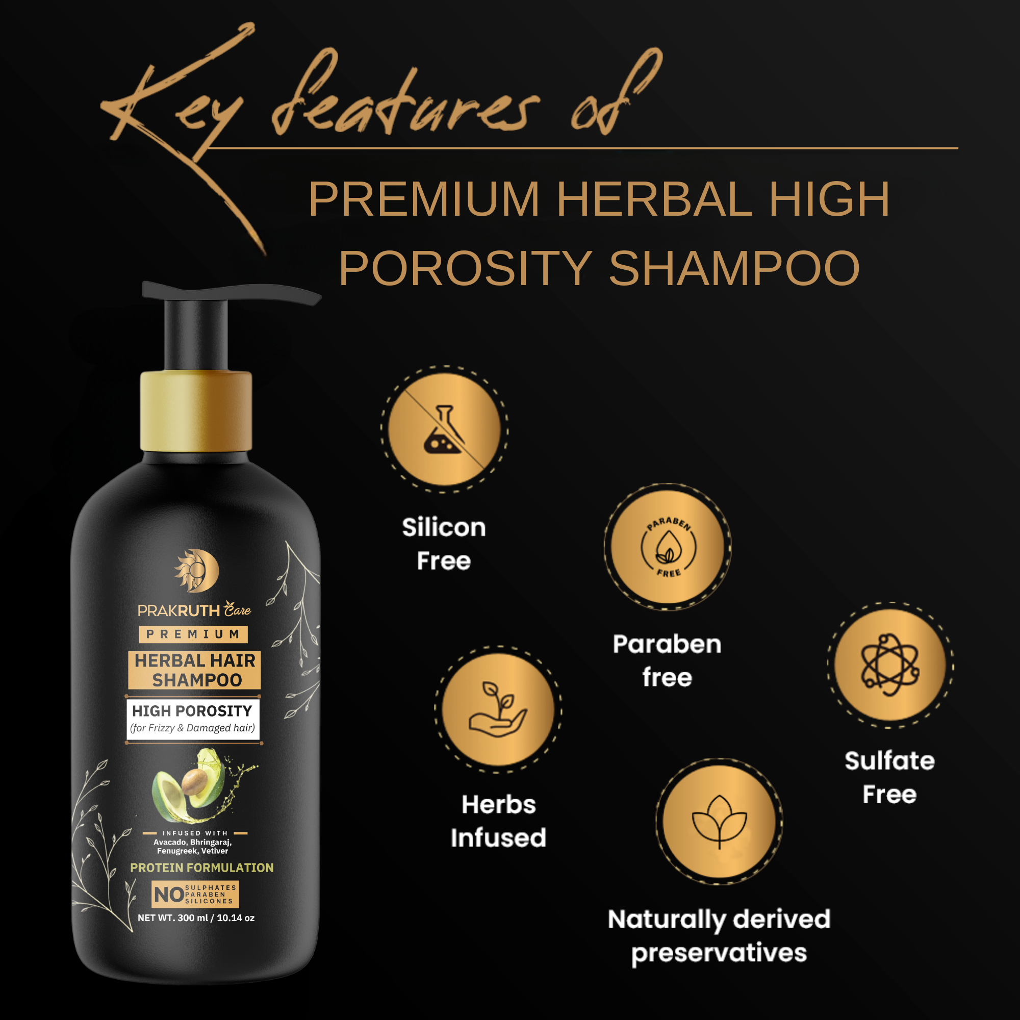 Herbal High Porosity Shampoo