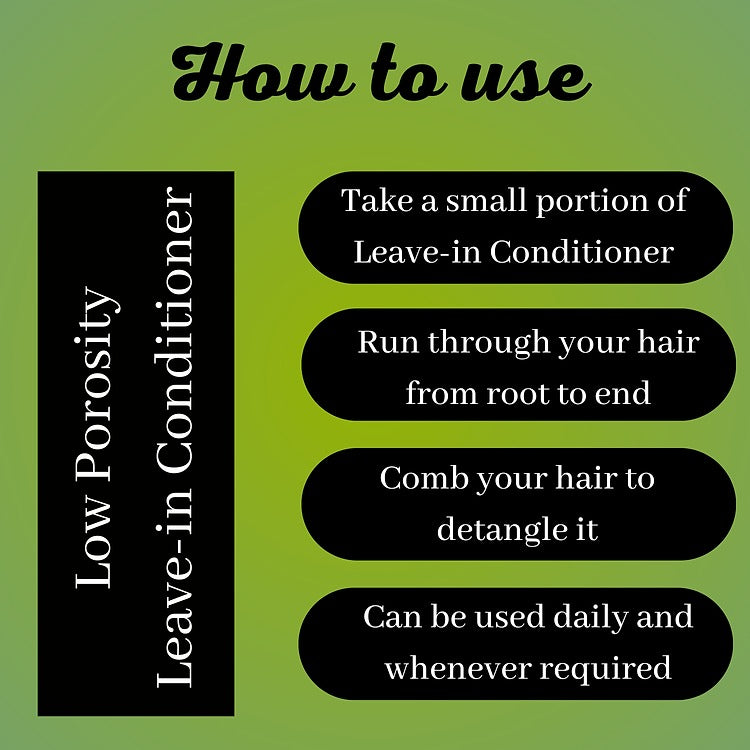 Herbal Low Porosity Leave-in Conditioner