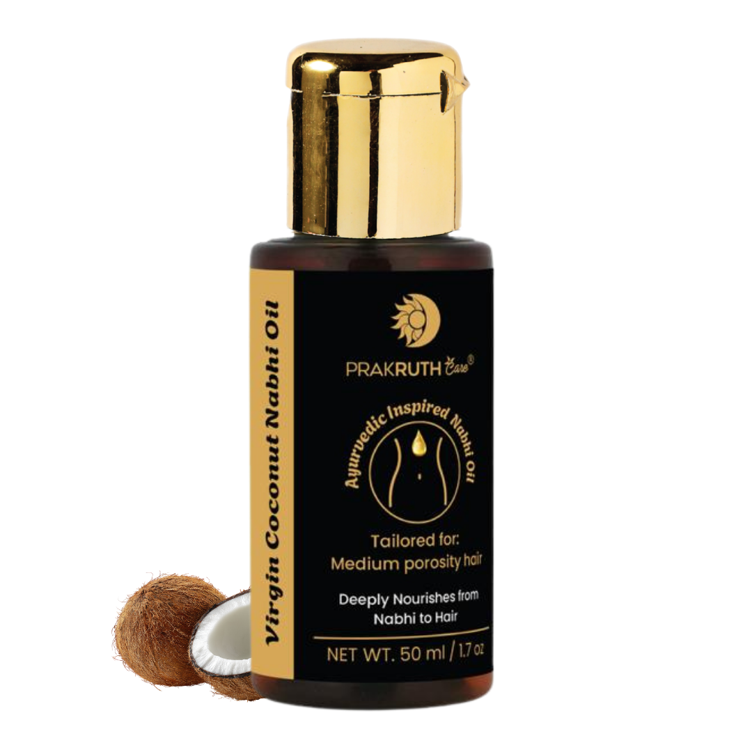 Virgin Coconut Nabhi Oil: Balancing Medium Porosity Hair from Within