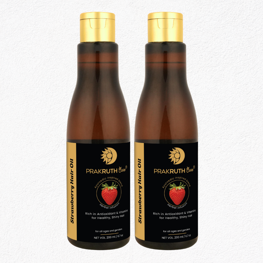 Strawberry Hair Oil: Natural Shine and Scalp Vitality
